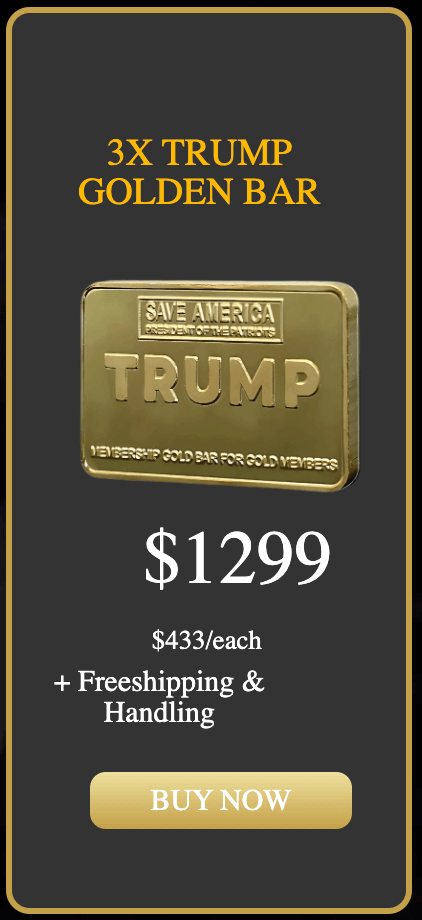 trump gold bar 3x