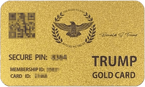 trump gold card